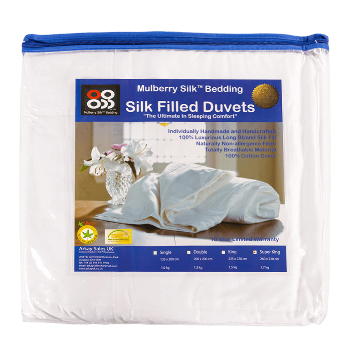 Mulberry Silk Duvets Arkay Sales UK